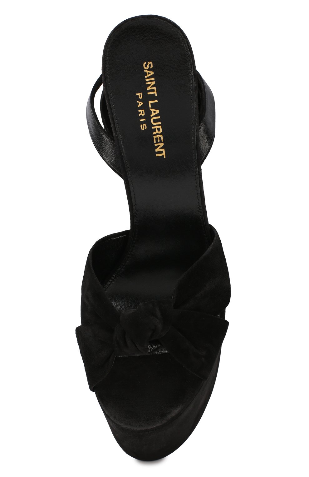 Замшевые босоножки  paige SAINT LAURENT, арт. 551819/0LI00, фото 5