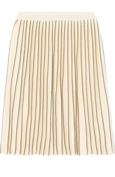 Плиссированная юбка с металлизированной отделкой GUCCI, арт. 502950/X9067, фото 2