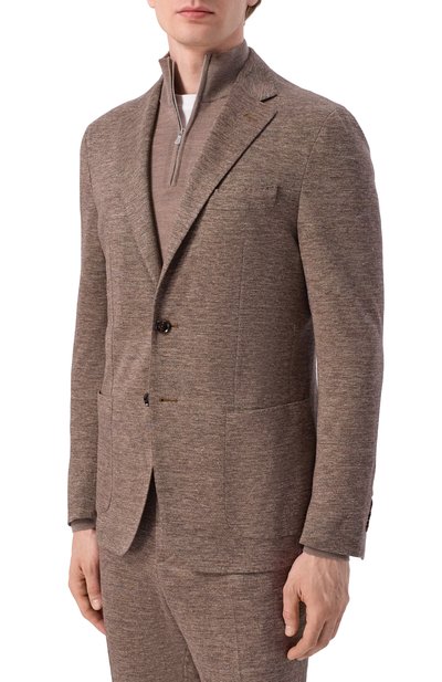 Пиджак изо льна и хлопка ANDREA CAMPAGNA, арт. BIELLA/MULTILIN0 17717, фото 3
