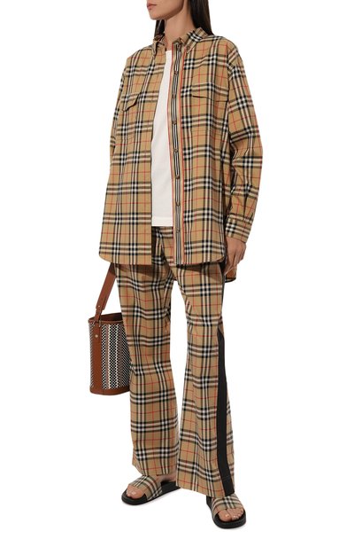 Хлопковая рубашка BURBERRY, арт. 8083146, фото 2