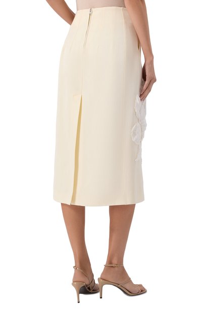 Юбка из вискозы и шелка JIL SANDER, арт. J03MA0222/J65005, фото 4