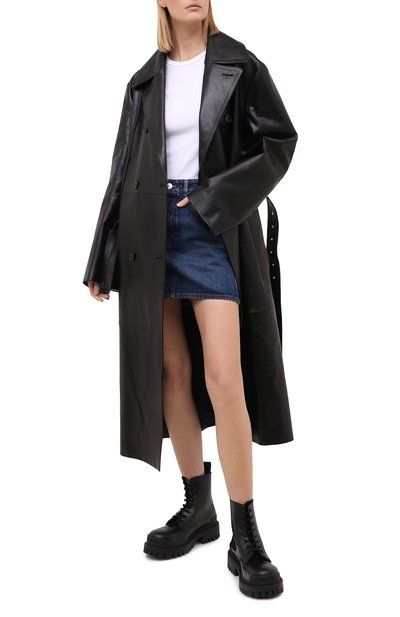 Джинсовая юбка BALENCIAGA синего цвета по цене 44900 руб., арт. 626000/TDW14, фото 2 Джинсовая юбка BALENCIAGA, арт. 626000/TDW14, фото 2