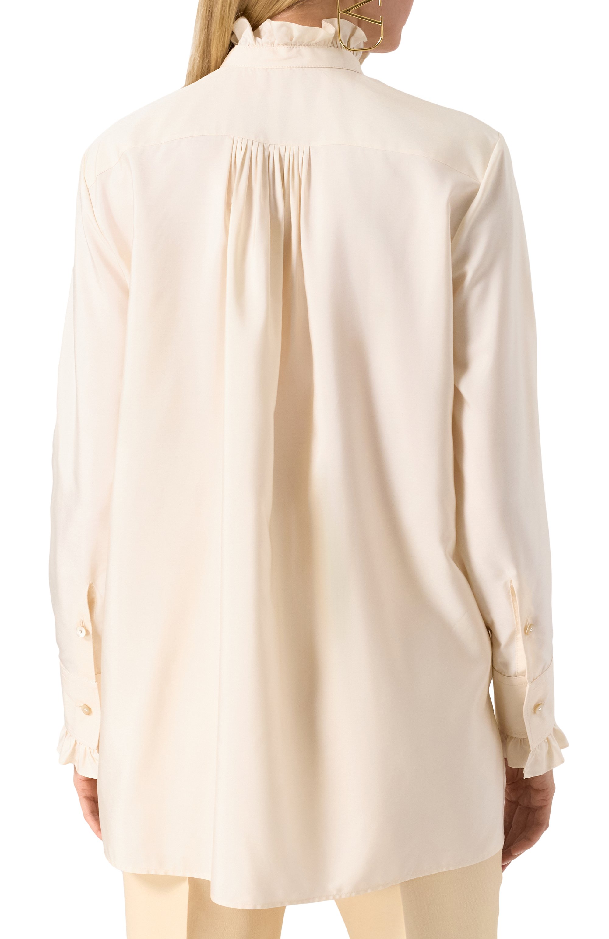 Шелковая блузка VALENTINO, арт. 6B3AB755924, фото 4