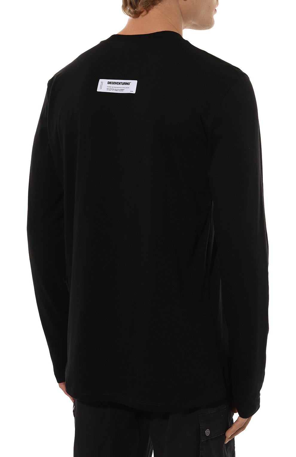 Хлопковый лонгслив DIEGO VENTURINO, арт. D3W4DVTS-ML0UT, фото 4