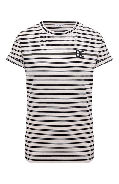 Хлопковая футболка BRUNELLO CUCINELLI, арт. MH994BN420, фото 1