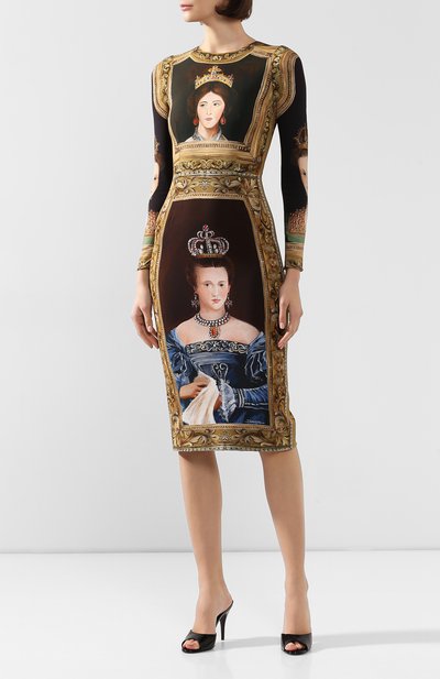 Платье с принтом DOLCE & GABBANA, арт. F6C0FT/GD024, фото 3