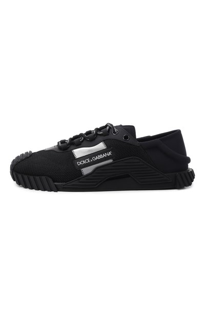 Комбинированные кеды ns1 DOLCE & GABBANA черного цвета по цене 74950 руб., арт. CS1769/AJ968, фото 3 Комбинированные кеды ns1 DOLCE & GABBANA, арт. CS1769/AJ968, фото 3