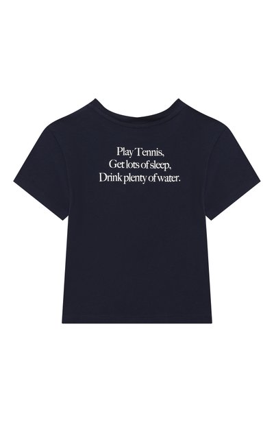 Хлопковая футболка SPORTY AND RICH, арт. T004875300BL106_001