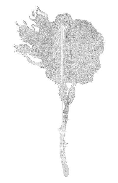 Брошь розы зимнего дворца РУССКИЕ САМОЦВЕТЫ, арт. 41668, фото 3