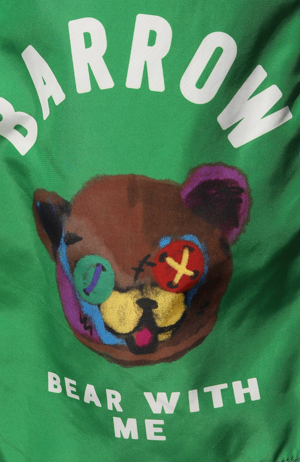 Плавки-шорты BARROW зеленого цвета по цене 15650 руб., арт. S4BWMASS160, фото 4 Плавки-шорты BARROW, арт. S4BWMASS160, фото 4