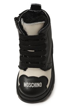 Кожаные ботинки MOSCHINO, арт. 78639, фото 4