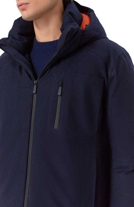 Кашемировый пуховик Kiton UGK149K0283H02 Синий  UGK149K0283H02 Фото 5