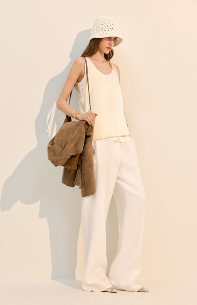 Соломенная панама AGNONA молочного цвета по цене 85700 руб., арт. AK1102E/U3059E, фото 3 Соломенная панама AGNONA, арт. AK1102E/U3059E, фото 3