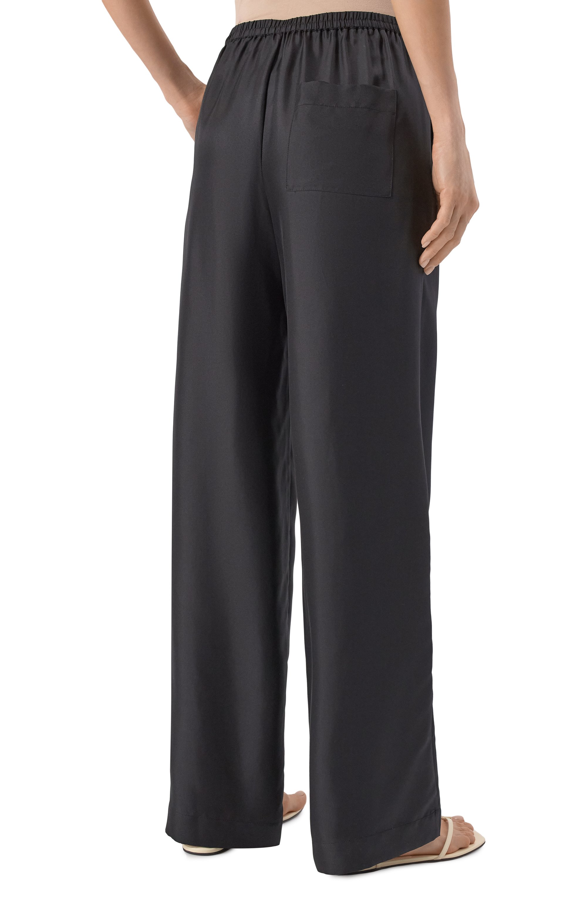 Шелковые брюки LOULOU DE SAISON, арт. ALERA, фото 4