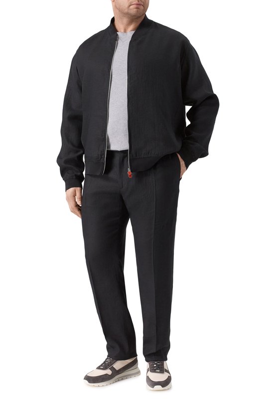 Хлопковая футболка Brunello Cucinelli M0B131328G Серый  M0B131328G Фото 2