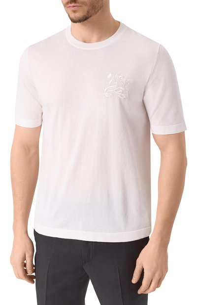 Хлопковая футболка ZILLI, арт. KRN002M0100VBLE00/46, фото 3