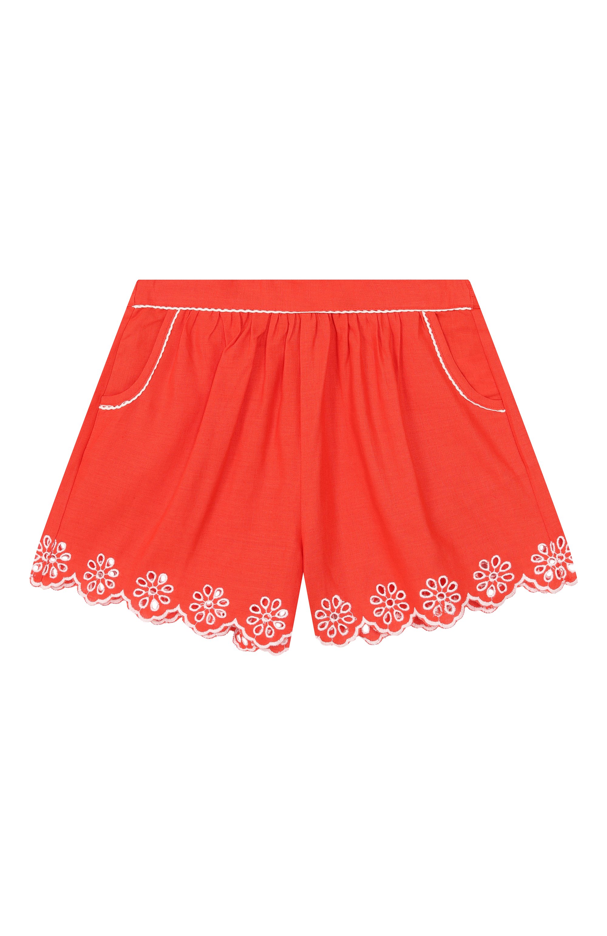 Шорты изо льна и хлопка STELLA MCCARTNEY, арт. TY6E89, фото 1