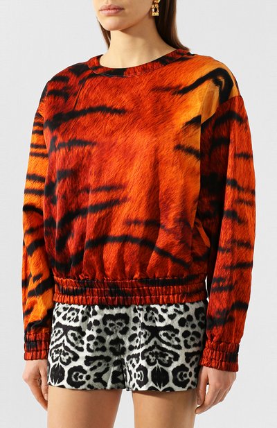 Свитшот из смеси вискозы и хлопка DRIES VAN NOTEN, арт. 201-10720-9325, фото 3