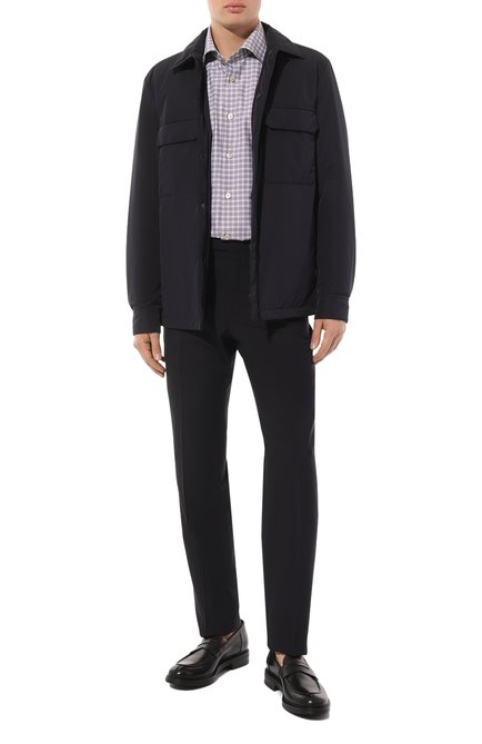 Мужская хлопковая сорочка KITON, арт. UCIH0863711