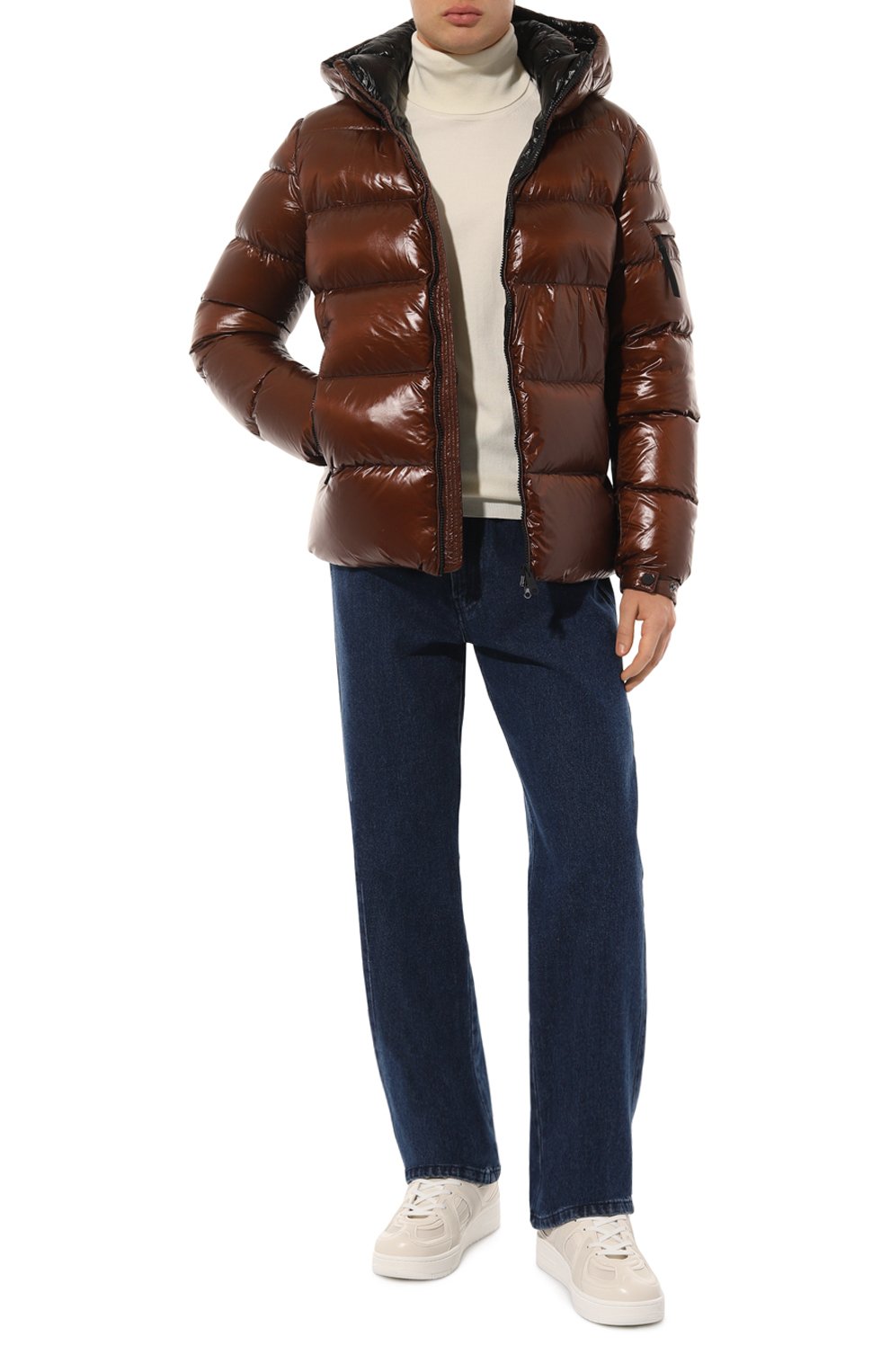 Пуховик HETREGO коричневого цвета по цене 51900 руб., арт. 8K561/SC0TT, фото 2 Пуховик HETREGO, арт. 8K561/SC0TT, фото 2