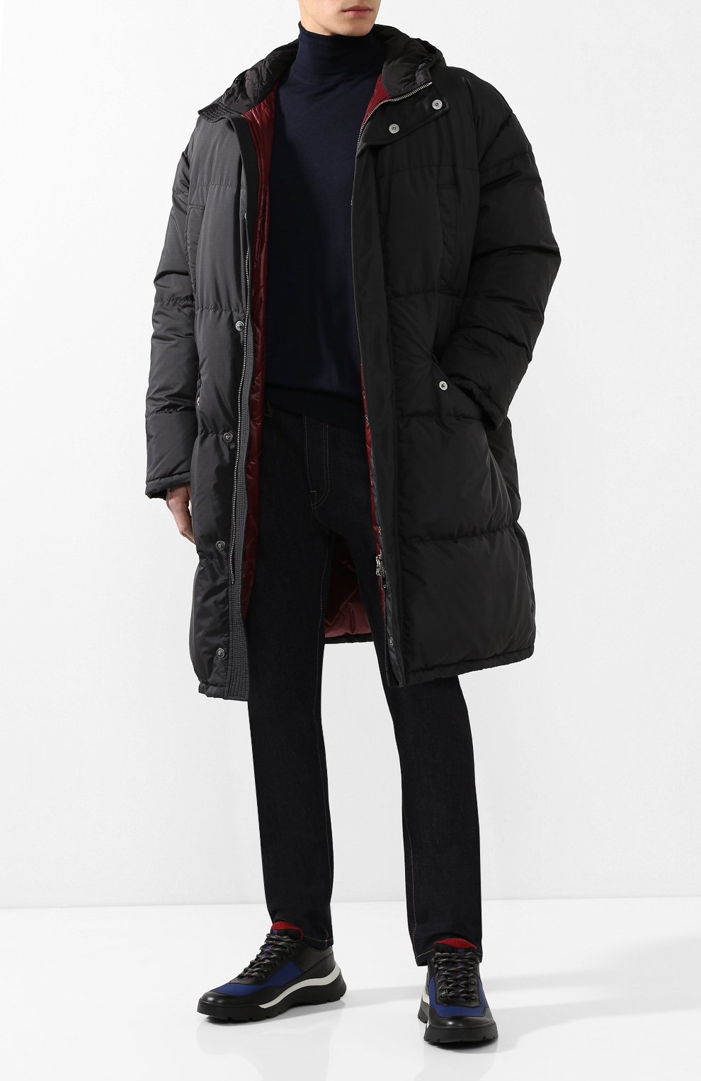 Кашемировая водолазка PRADA, арт. UMR185-1N2W-F0008, фото 2