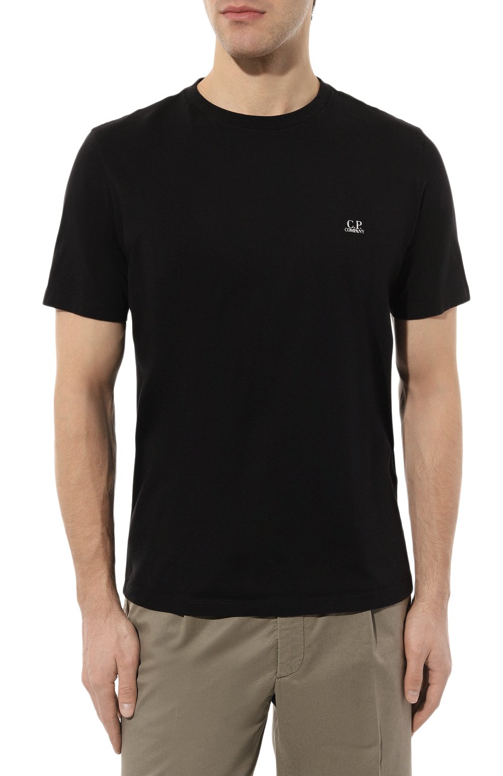 Хлопковая футболка C.P. COMPANY, арт. 16CMTS044A005100W, фото 3