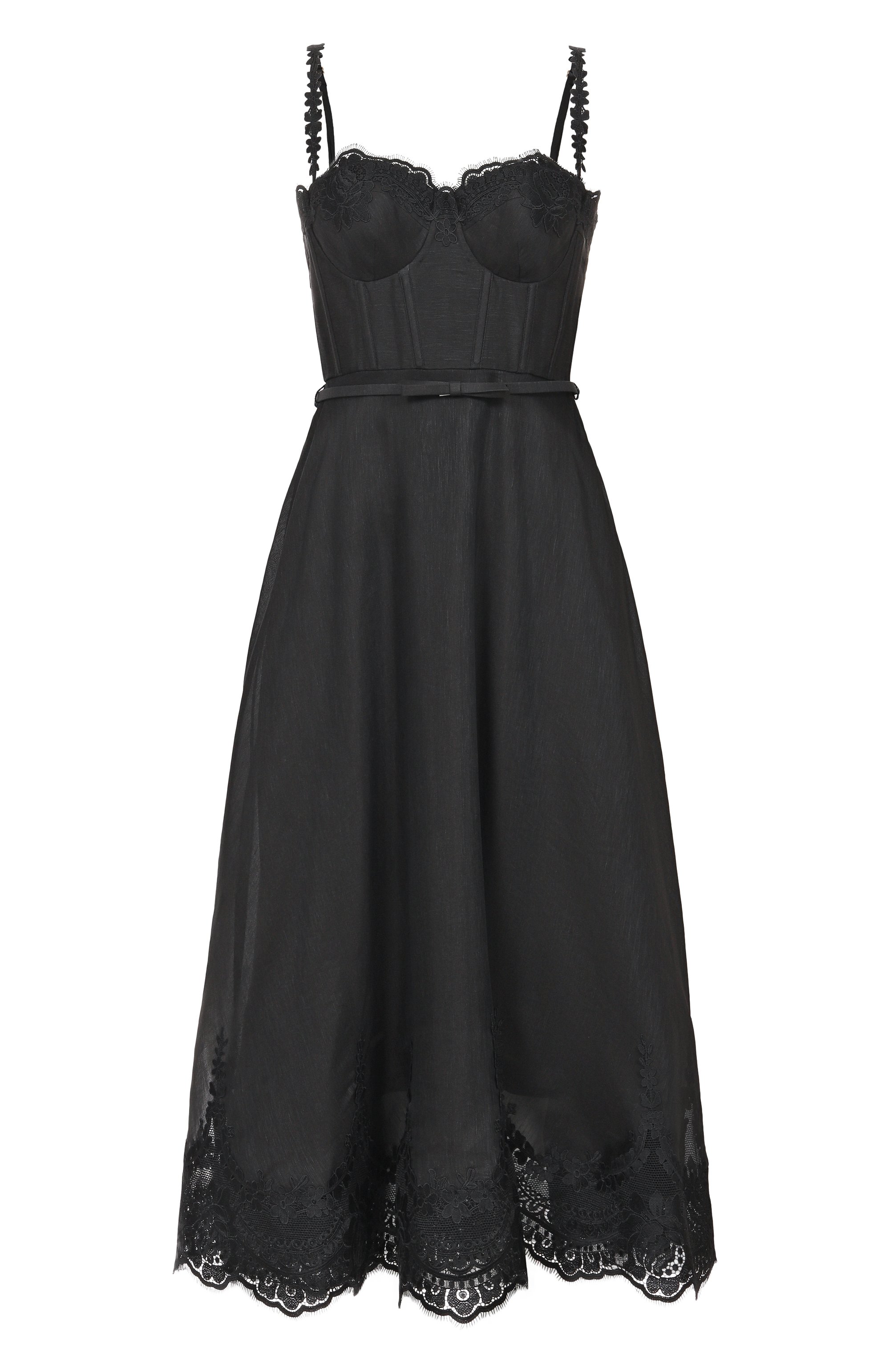 Платье изо льна и шелка ZIMMERMANN, арт. 5179DF251, фото 1