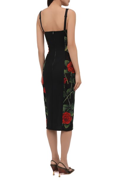 Платье DOLCE & GABBANA черного цвета по цене 264500 руб., арт. F6R30T/FSSF1, фото 4 Платье DOLCE & GABBANA, арт. F6R30T/FSSF1, фото 4