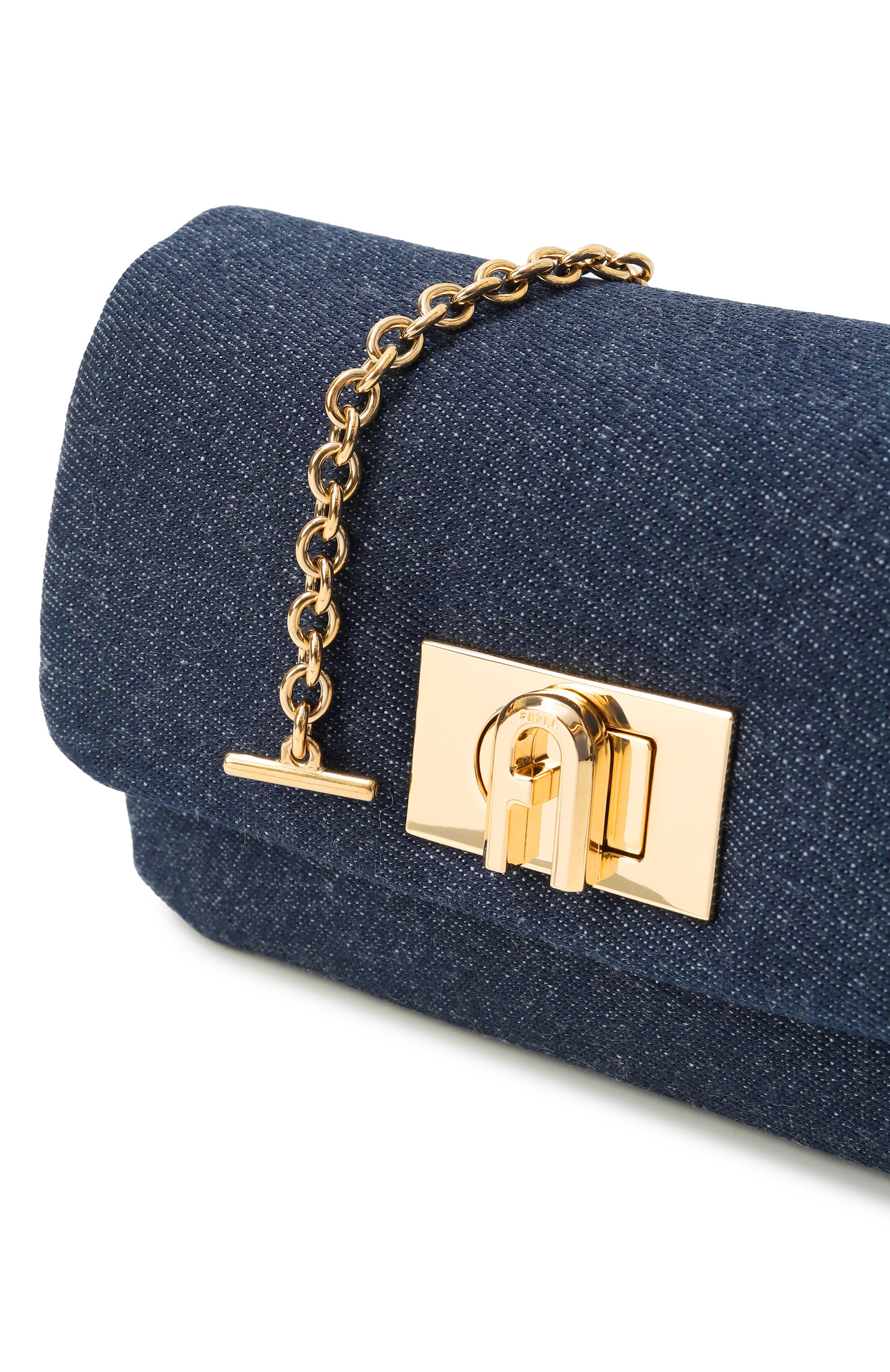 Сумка furla 1927 mini FURLA темно-синего цвета по цене 28000 руб., арт. WE00687/DE0000, фото 3 Сумка furla 1927 mini FURLA, арт. WE00687/DE0000, фото 3