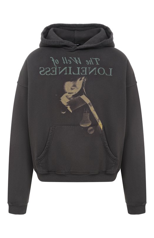 Хлопковое худи Enfants Riches Deprimes 020-484/C0TT0N Чёрный 020-484/C0TT0N