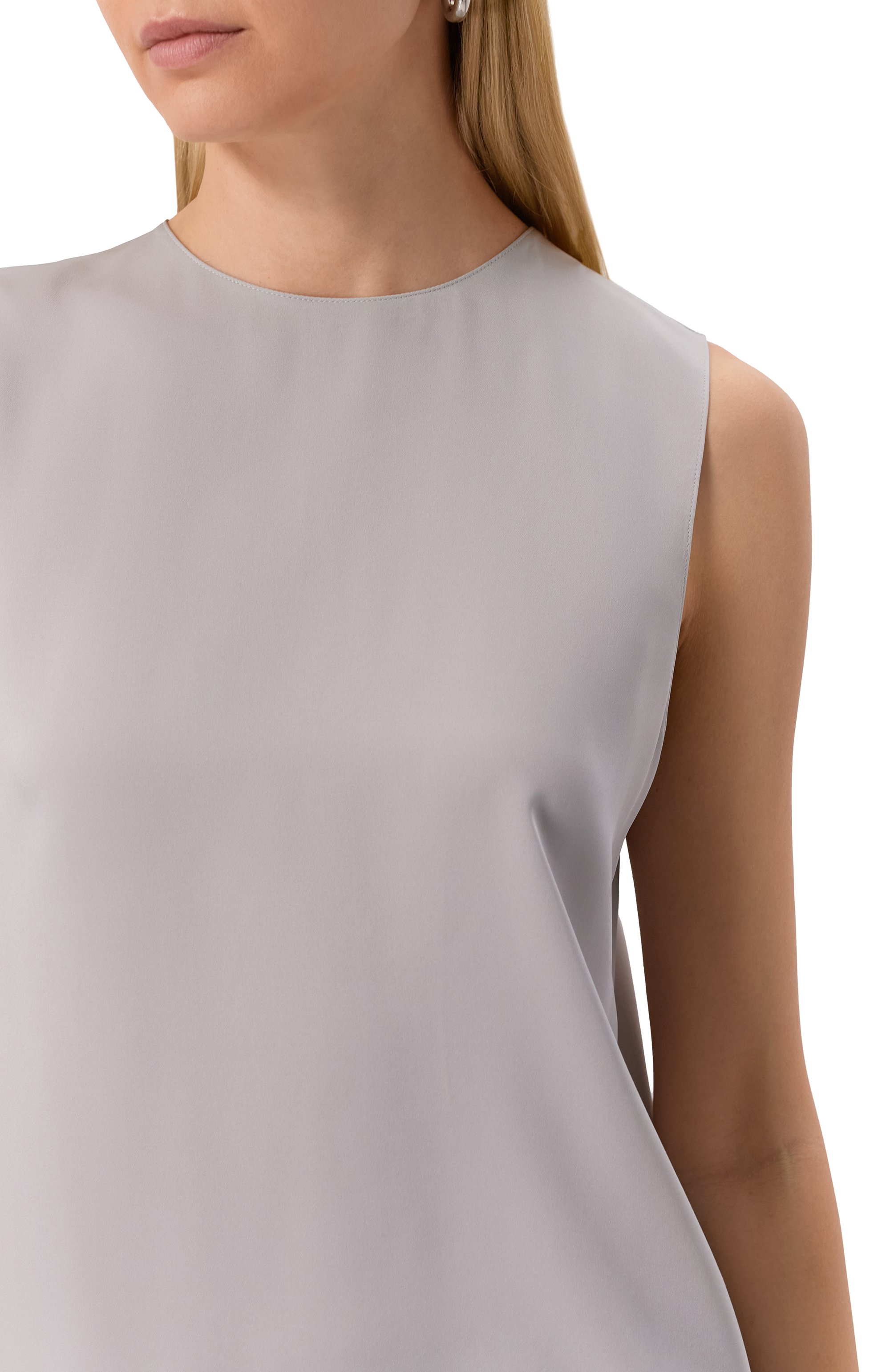 Шелковый топ THEORY, арт. M0102539, фото 5