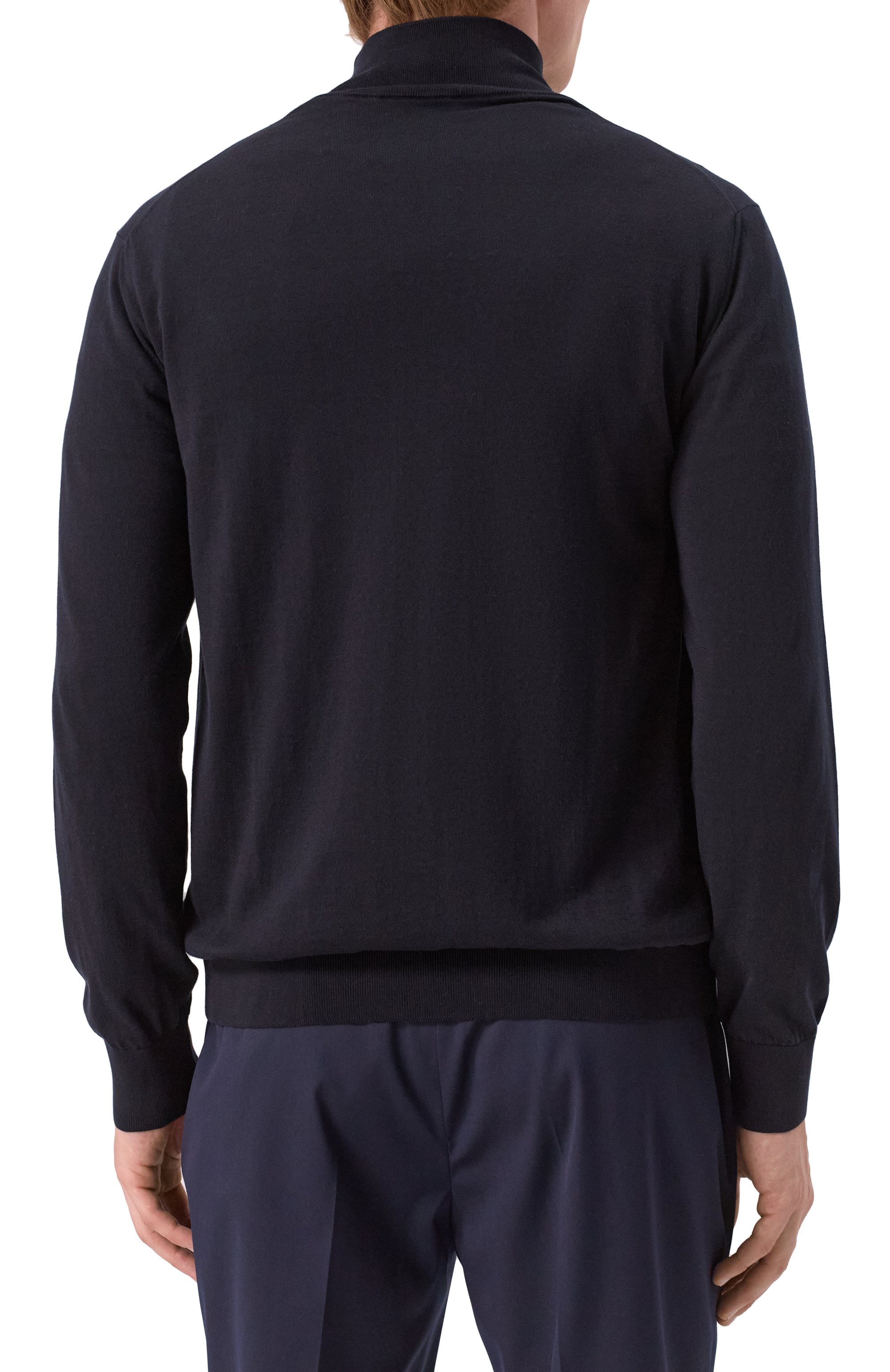 Хлопковый кардиган MOORER темно-синего цвета по цене 166000 руб., арт. STERLING, фото 4 Хлопковый кардиган MOORER, арт. STERLING, фото 4