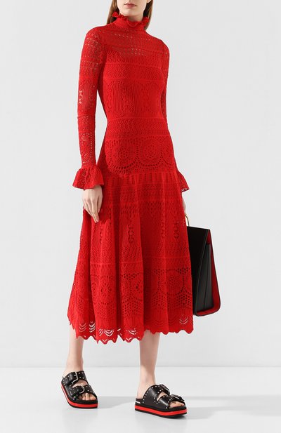 Платье-миди ALEXANDER MCQUEEN, арт. 610733/Q1AMH, фото 2
