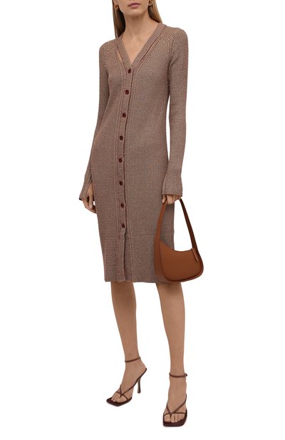 Платье из шелка и хлопка PROENZA SCHOULER WHITE LABEL, арт. WL2147689-KS058, фото 2