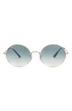 Женские солнцезащитные очки RAY-BAN голубого цвета, арт. 1970-91493F | Фото 4 (Кросс-КТ: С/з-унисекс; Региональные ограничения белый список (Axapta Mercury): Не проставлено, RU; Нос: Не проставлено; Тип очков: С/з; Материал: Металл; Очки форма: Круглые; Оптика Гендер: оптика-унисекс)