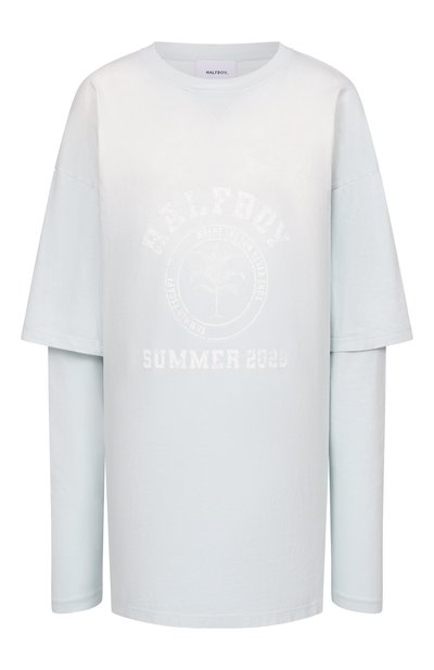 Женская хлопковый лонгслив HALFBOY, арт. HS261WD001 JS003/VINTAGE DRESS