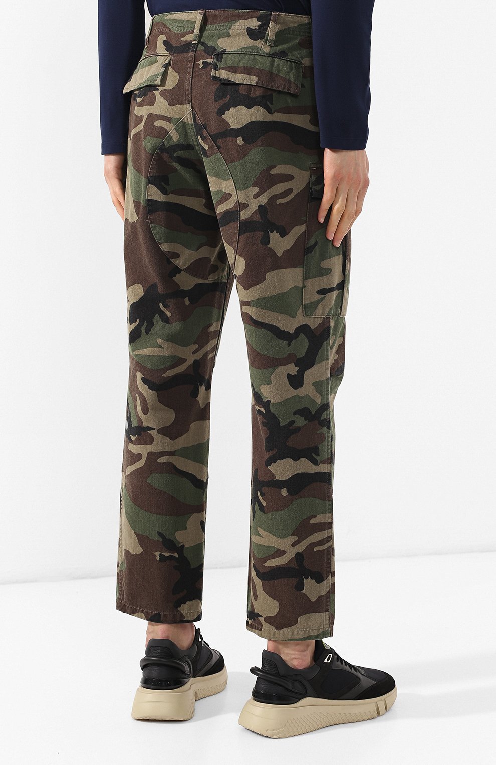 Хлопковые брюки карго BALENCIAGA, арт. 557301/TDLD9, фото 4