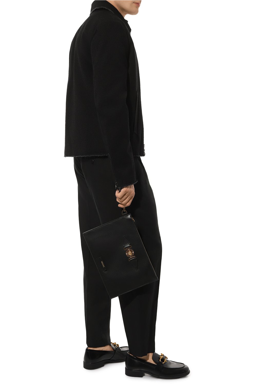 Кожаная папка для документов medusa biggie VERSACE, арт. 1006243/1A03190, фото 6