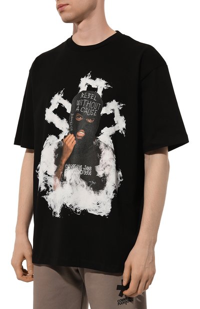 Хлопковая футболка COMME DES FUCKDOWN, арт. CFABM01450, фото 3