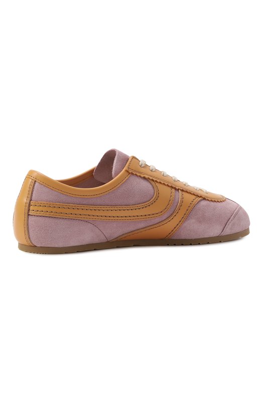 Замшевые кеды Dries Van Noten WS251/1159/126 Розовый  WS251/1159/126 Фото 5