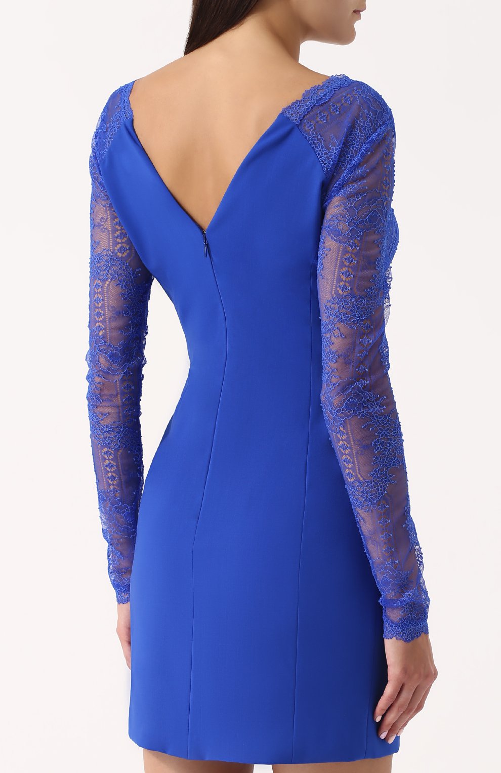 Приталенное мини-платье с кружевным лифом LA PERLA, арт. 000950B, фото 4