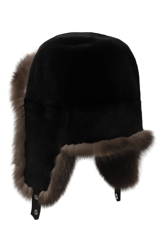 Шапка-ушанка Майкл из меха соболя и норки FurLand 0201431650002100002 Коричневый  0201431650002100002 Фото 2