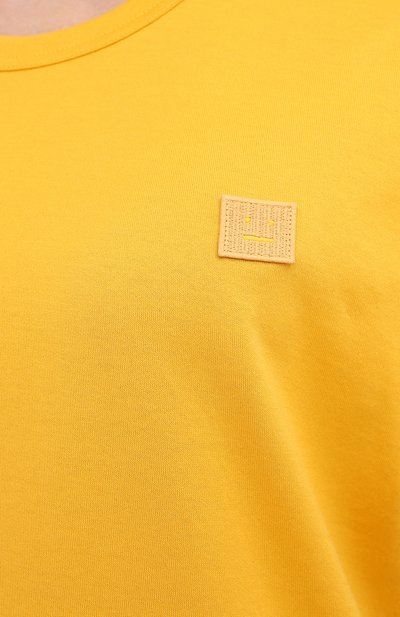 Хлопковая футболка ACNE STUDIOS, арт. 25E173/W, фото 5