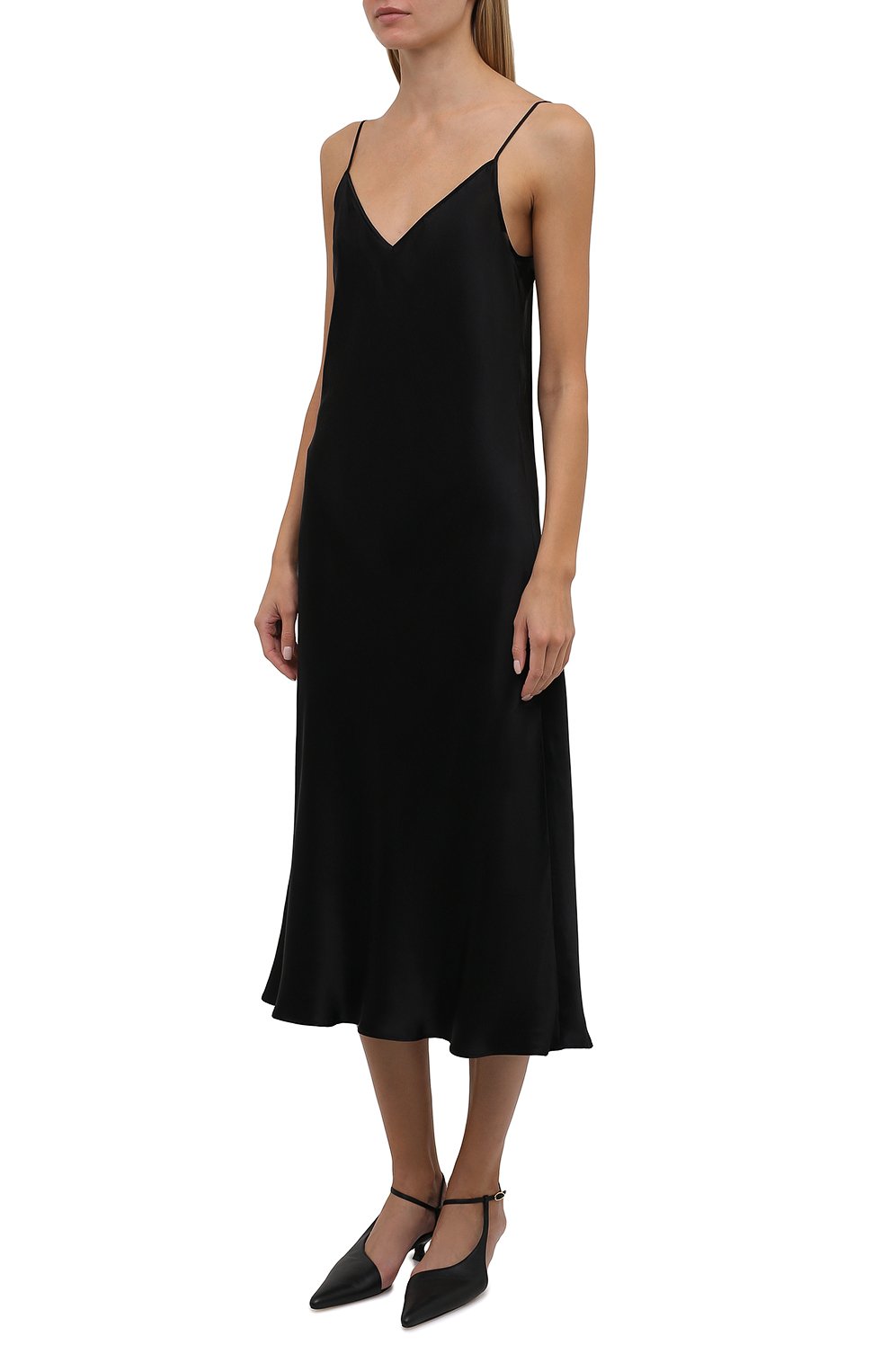 Атласное платье JIL SANDER, арт. JSWT506610-WT37030L, фото 3