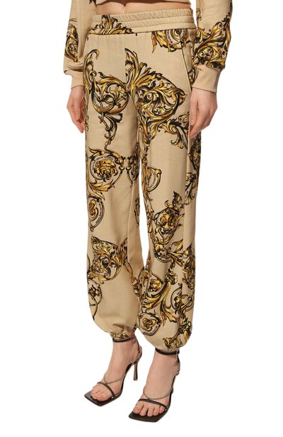 Хлопковые джоггеры VERSACE JEANS COUTURE, арт. 72HAA320-72DP320 FELPA PRINT GARLAND 712+948/FS019, фото 3
