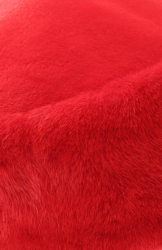 Меховая шапка Татти из норки FurLand 0163500140276601023 Красный  0163500140276601023 Фото 3