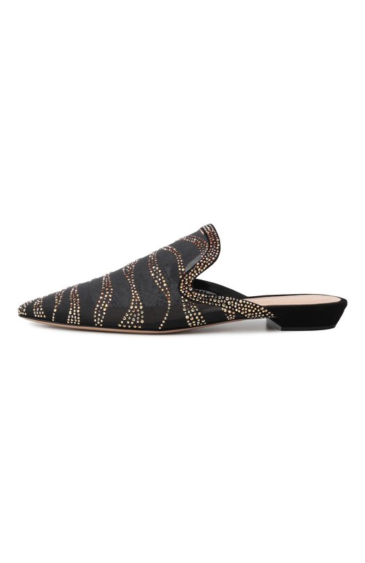 Сабо Raja Crystal Gianvito Rossi G93042.10RIC.C0ZNNTP Чёрный  G93042.10RIC.C0ZNNTP Фото 4