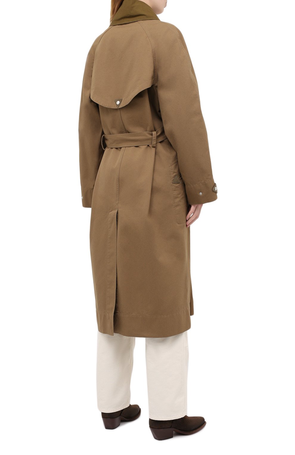 Хлопковый плащ ISABEL MARANT ETOILE, арт. MA0818-20A030E/PALDI, фото 4