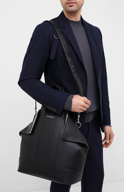 Кожаная сумка ALEXANDER MCQUEEN, арт. 575546/1C00N, фото 5