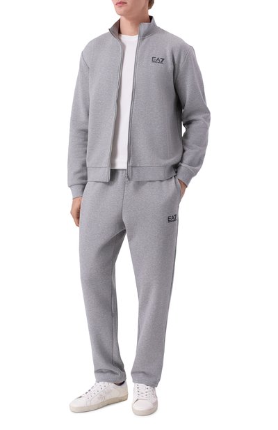Мужской хлопковый спортивный костюм EA7, арт. 8NPV67/PJVTZ
